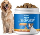 15in-1 Dog Multivitamin Supplements - Dog Multivitamin Chewable - Immunity, Digestion, Joint and Heart Health Support for Skin, Coat Heart, Immune System - For All Ages All Breeds (120 Counts)