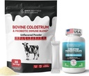 Colostrum Tamam Toz Gut için, Immune Health & Nutrient Abxia, 30 Kas Builders için Kre Builders