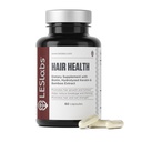 LES Laboratuvarlar Saç Sağlığı – Saç Büyüme ve Çiçeği Tamamlandım, Geliştirilmiş Kalınlık, Güçlü ve Tamlık – Keratin, Biotin, Candy Seed & MSM – 60 Capsules