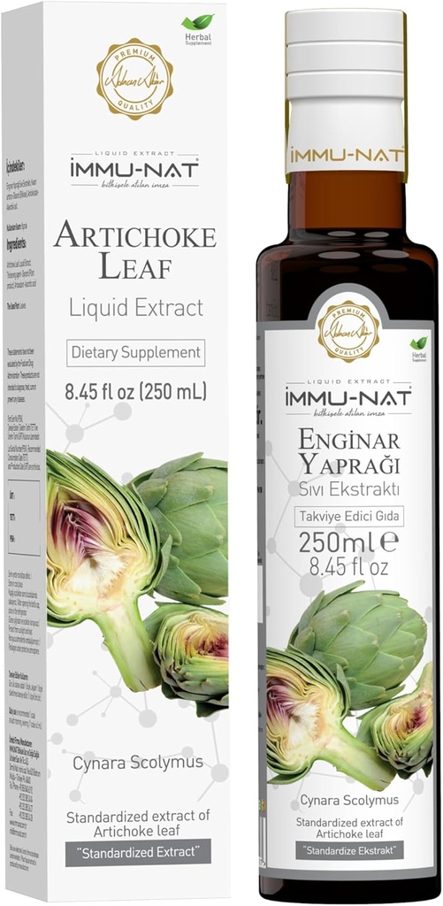 Artichoke Leaf Premium Liquid Supplement - 8,5oz - Φυσική υποστήριξη ήπατος & Digestive Aid Formula