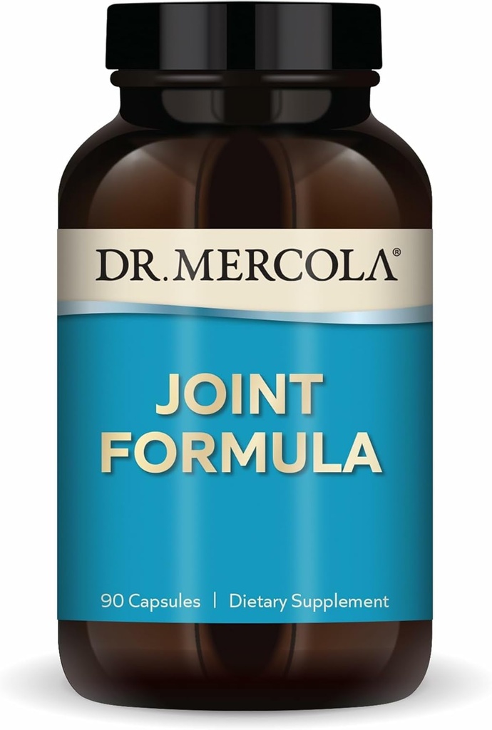 Dr. Mercola Joint Formula - Υποστήριξη κοινής άνεσης και κινητικότητας - από φυσικό μεμβράνη με κέλυφος αυγών - Μη-ΓΤΟ & χωρίς γλουτένη - 90 κάψουλες (90 εξυπηρετούν)