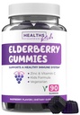 Sambucus Elder Gummies for Kids - Çocuklar Immune Support Gummies with Black Elderberry Vitamin C and çinko for Daily and Mevsim Wellness - Vegan Non-GMO & Lab TY (3 Ay Supply)