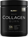 ELMNT Super Collagen Toz Kadınlar için Kilo Verme + Güzellik w. Probiyotikler, Hyaluronik Asit, ACV, KSM-66, Biotin - Premium Multi Collagen Peptides Protein Tamamlanan)