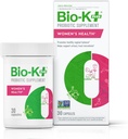 Bio K+ Υγεία των γυναικών – Προβιοτικό συμπλήρωμα για τις γυναίκες υποστηρίζει Κολπική & ουρική τραχεία υγεία με 2 δισεκατομμύρια CFU 2 Strains, Κολπικά προβιοτικά για τις γυναίκες – 30 κάψουλες