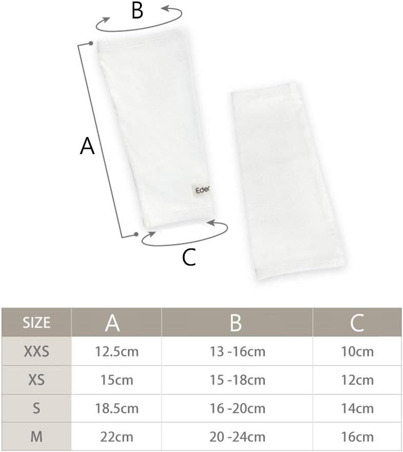 Çinko - Eczema ile Çocuklar için Elbow Kollar Bandage - Wet Roll Terapi (XKüçük)