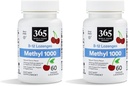 Tüm Gıdalar Pazarı, Metil B-12 Lozenges 1000 Live, Cherry Flavor, 60 ct (Pack of 2)