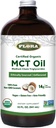 Flora - MCT Oil Sertifikalı Organik - Destekler Kas Enerji ve Beyin Sağlığı - C8 Caprylic Acid & C10 Capric Acid - Non-GMO, Gluten-Free, Vegan & Keto-Friendly - 32 fl. oz. Şişe cam şişe