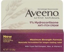 Aveeno 1% Hydrocortisone Anti-Itch Cream, 1 Oz (πακέτο των 3)