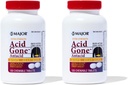 Major Acid Gone Extra Strength Αντιόξινα Μασώμενα Δισκία - Anti-Acid Relux Medicine for Adults - Αναστατωμένο στομάχι, οξύ δυσπεψία, και Heartburn Relief - Long-Lasting - 100 Count (2 Pack)