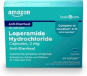 Temel Bakım Loperamid Hcl 2 Mg Softgels, Anti-Diarrheal, 24 Kont (1.5 km)