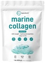 Mikro Malzemeler Marine Collagen Peptides Toz, 1 lb | Tip I Marine Collagen + Doğal Protein | Vahşi Balık Kaynağı | Unflavored | Destekler Saç, Skin & Ortak Sağlık | Pescatarian, Non-GMO