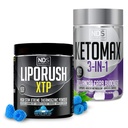 NDS Beslenme XTP Termogenic Blue Berry Kar Cone (45 Hizmet) ve Keto-Max Advanced 3-in-1 Pills Carb Blocker Appetite Suppressant (90 Capsules)