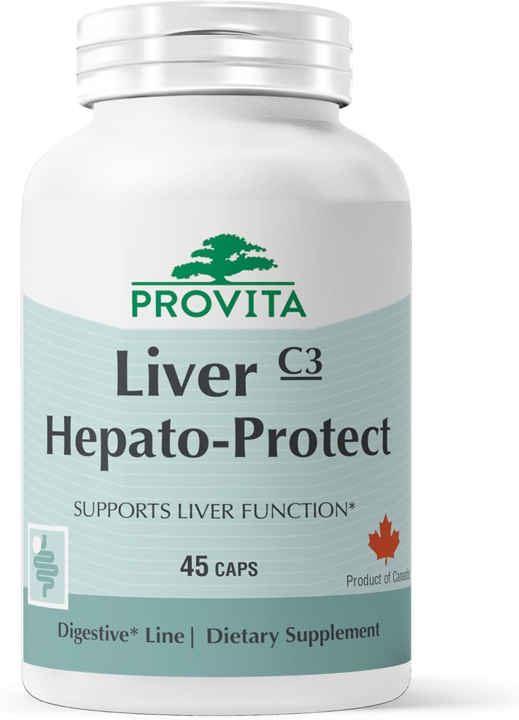 Provita Liver Hepato- protected | Liver Cleanse Detox & Tamir Supplement | Milk Thistle Liver Detox with Dandelion, Artichoke & Glutathione | Natural Liver Support Supplement for Liver Health & Function