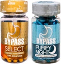 Generic Bypass Duo Select & PURIFY - Quemá grasa de día y de Noche (Select 30caps) - (purify 60caps), Blue and Gold