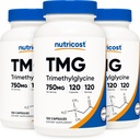 Nutricost TMG 750 mg, 120 Capsules (3 Şişe)