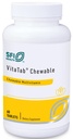Klaire Labs SFI Health VitaTab Chewable - Çocuklar ve Yetişkinler için 24 Vital Nutrients, Natural Cherry-Orange Flavor, Yapay Renkler, Flavors veya Preservatives (60 Tablet)