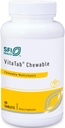 Klaire Labs SFI Health VitaTab Chewable - Çocuklar ve Yetişkinler için 24 Vital Nutrients, Natural Cherry-Orange Flavor, Yapay Renkler, Flavors veya Preservatives (60 Tablet)