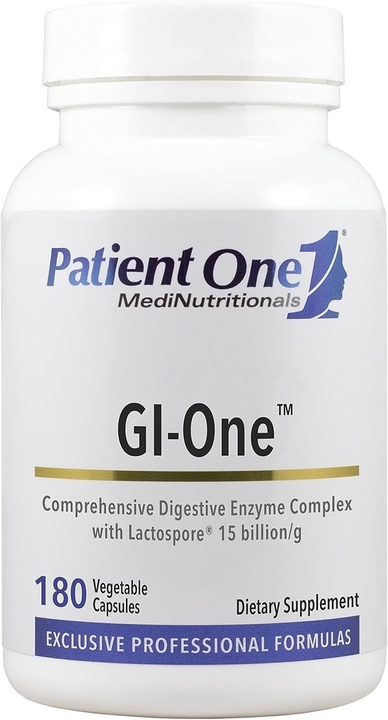 Hasta One GI-One | Gıda Metabolism ve Nutrient Abvitamin* | Digestive Enzyme Kompleksi ve Daha Fazlası | 180 Capsules