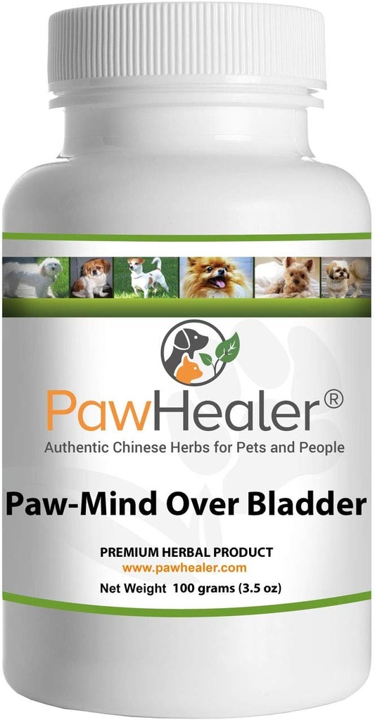 Σκύλος Ακράτεια Ούρων - Paw Mind Over Bladder - Βότανο Remedy for Dogs with Leaky Bladder - 100 γραμμάρια σκόνη