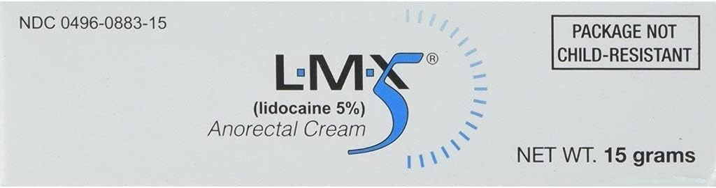 LMX5 Lidoka Ağrısı Krem, 15g Tube – Topical, Fast Acting, Long Lasting use for Cuts, Boats, Sunburn, Bites