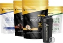Dönüşüm Vanilla & Chocolate Protein Toz | Super Greens Superfood Green Juice | Grass-Fed Hydrolyzed Collagen Hydro Toz | Dönüşüm Performansı Shaker BlenderBottle