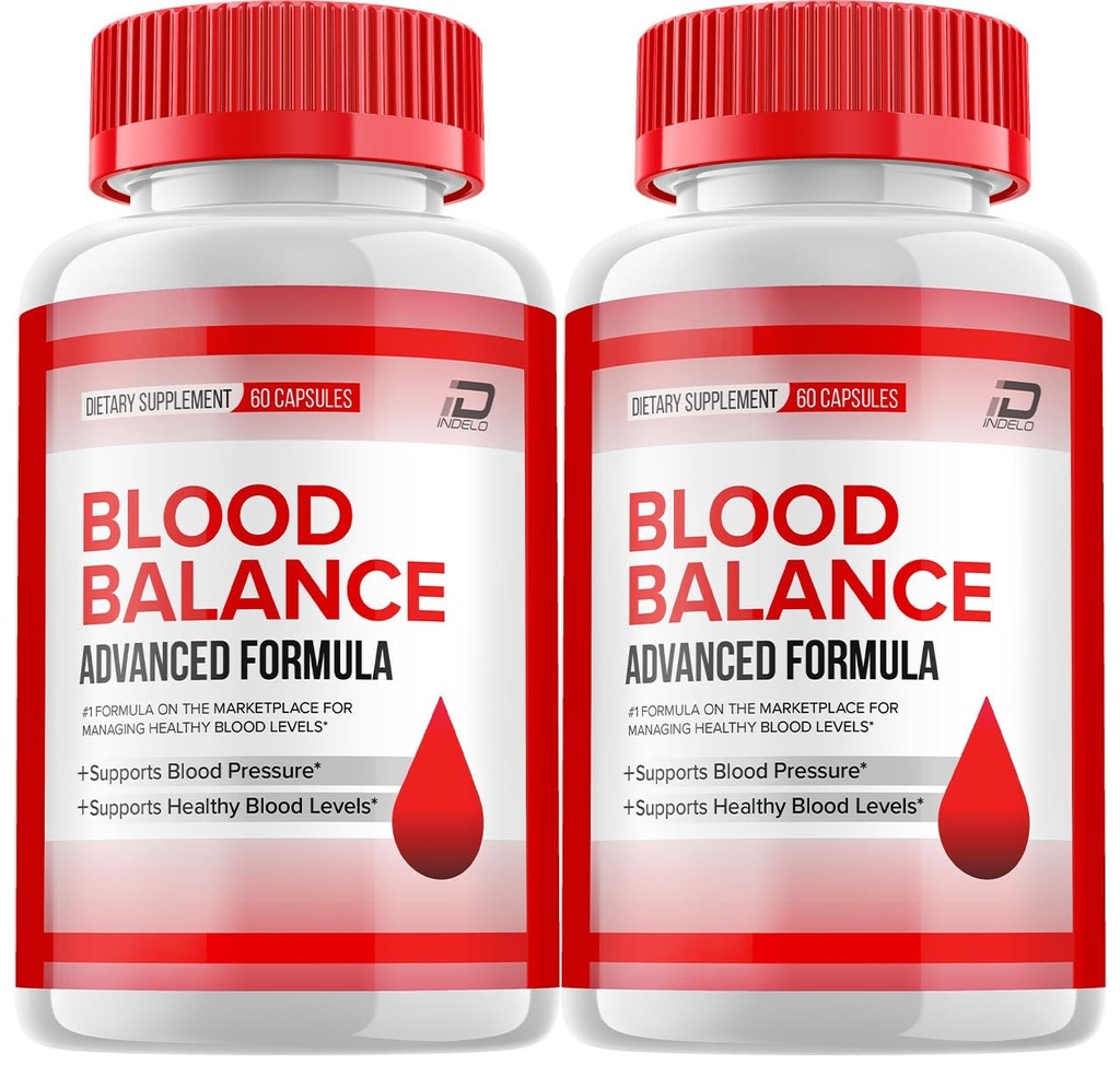 Blood Balance Capsules, BloodBalance Advanced Supplement, All Natural Formula to maintain Health Levels, Maximum Strength Daily Formula, Blood Balance Reviews (2 Pack - 120 Capsules)