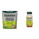 Dulcolax Soft Chews Saline Laxative Mixed Berry (60ct) Απαλή δυσκοιλιότητα, Μαγνήσιο Hydroxide 1200mg & Chewy Fruit Bites, Αλάτι Laxative, Ποικιλόμορφο Φρούτο (30ct) Crumb-free Constipation Relief