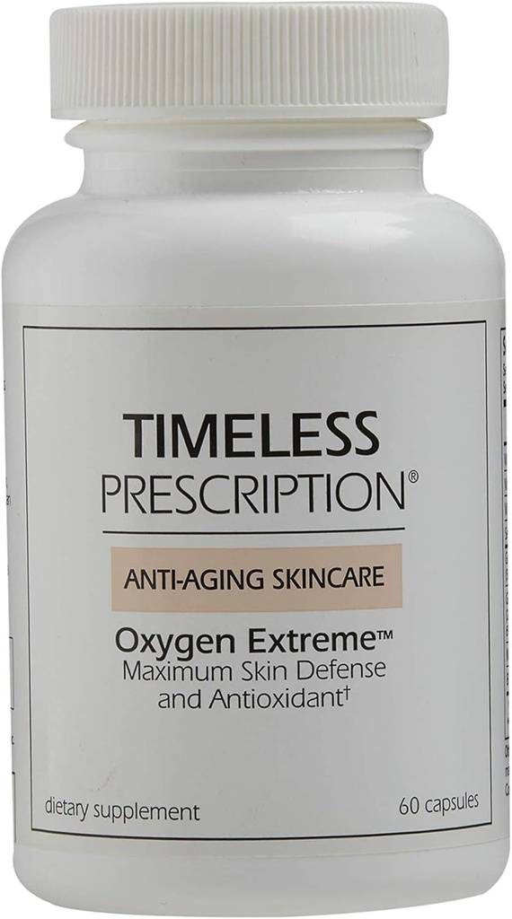 Timeless Prescription - Oxygen Extreme, Anti-Aging Skin Care, Maximum Defense & Antioxidant, Maintain Cardiovascular Health, Skin Health, Market America (30 Servings)