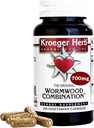 Kroeger Herb Wormwood Συνδυασμός - 100 κάψουλες χορτοφάγων