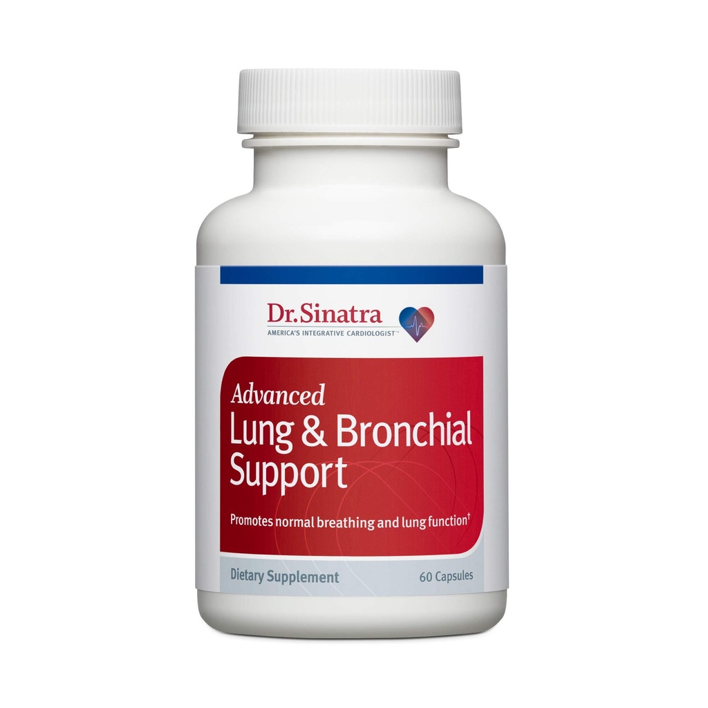 Dr. Sinatra Advanced Lung & Bronchial συμπλήρωμα υποστήριξης για την υποστήριξη της υγείας του πνεύμονα, σαφή αναπνοή και αναπνευστική λειτουργία (60 κάψουλες, 30-Day Supply)