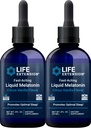 Life Extension Fast-Acting Liquid Melatonin (Citrus-Vanilla), 2 Akışkan Ounces (Pack of 2)