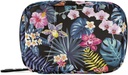 Naanle Pill Organizer Hawaii Palm Φύλλα Λουλούδια Χάπια Κουτί 7 ημερών Χάπια Τσάντα Travel Pill Τσάντα Organizer με Zipper Φορητή εβδομαδιαία περίπτωση Συμπαγές μέγεθος για τον κάτοχο συμπλήρωμα βιταμίνης