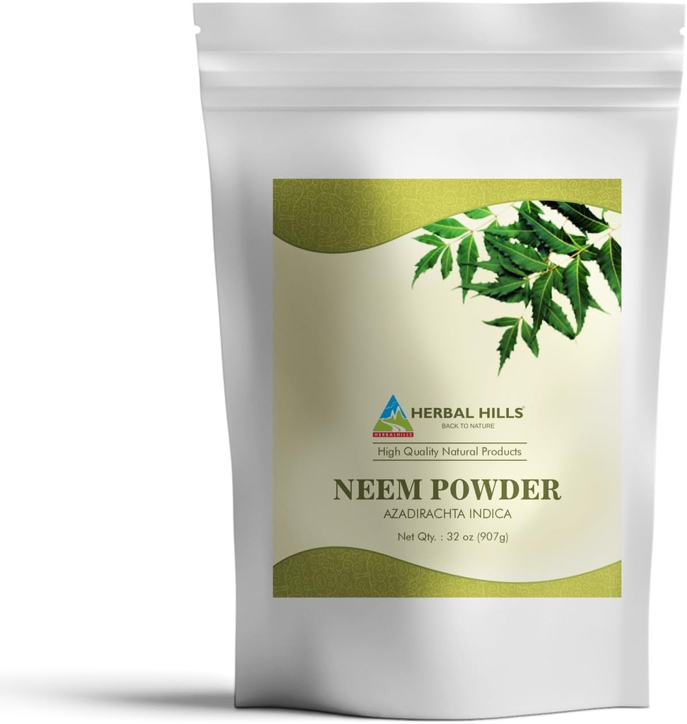 HERBAL HILLS Neem Toz Azadirachta Indica | 32 Oz | Pure Neem Leaf/Leaves