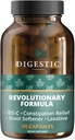 Digestic - Constipation Relief için Laxative, Stool Softener for IBS Severe and Strong Constipation 100% Natural - 60 Capsules - Colon Cleanse, Detox Cleanse, Gas and Bloating Stomach Relief for Yetişkinler