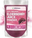 XPRS Nutra Elderberry Juice - Elderberry Toz Organik Meyve Suyu Mix - Vitaminler A ve C (4 oz)'de Tozlu Yaşlılar Ek Zengin