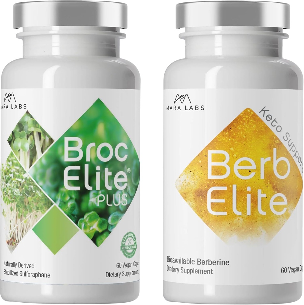 Mara Labs Plus, 60 Capsules ve BerbElite, 60 Capsules