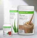 Trio Combo HERBALIFE Formula 1 Sağlıklı Beslenme Shake Mix (Cafe Latte 780g)-Herbal Aloe Yoğun Pint (Original 473 ml) - Herbal Tea Mechanic (Original 102g)