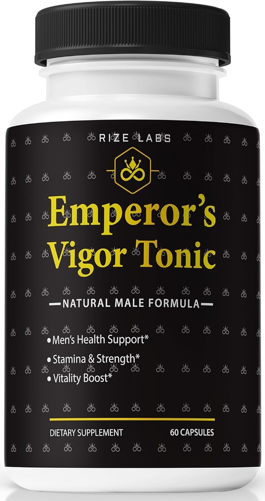 Laboratuvarları - İmparator'un Erkekler için Vigor Tonic, All Natural Diyetary Supplement to improve Performance, Capsules to Discover Stamina and Energy (60 Capsules)