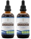 Tribe Bloodroot Alkol-Free Tincture Extract, Responsibly farmed Bloodroot (Sanguinaria Canadensis) pet Root (2x4 fl oz)