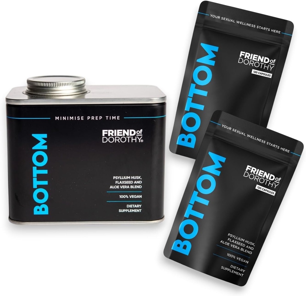 Prep-ready Bundle – 2 × Κάτω 120 Κάψουλες Ίνες (240 Total) με Refillable Pill Διοργανωτής Μπορεί – Υποστηρίζει Digestive Υγεία, Κανονικότητα, Διαχείριση Καρδιάς & Βάρος