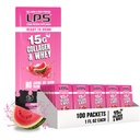 Beslenme Tasarımları LPS Sıvı Collagen & Whey protein Supplement - Non-GMO Drink, Sugar-Free - Men & Women, Watermelon, Single Serve (100 Packets)