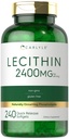 Carlyle Lecithin Supplement | 2400 mg | 240 Softgel Capsules | Doğal-Occuring Phospholipid | Non-GMO, Gluten Free