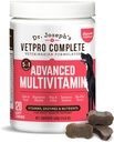 Dr. Joseph's VetPro Complete Multivitamin Dog Supplement, 120 Kont (Large Dog 60 Day Supply), 5in1 Chew Vitamins, Enzymes & Nutrients, Hip & Ortak Sağlık, Immune System & Alerji Destek