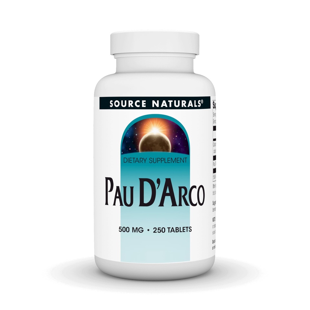 Source Naturals PAU D'Arco Συμπλήρωμα Διατροφής - 250 δισκία