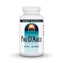 Source Naturals PAU D'Arco Συμπλήρωμα Διατροφής - 250 δισκία
