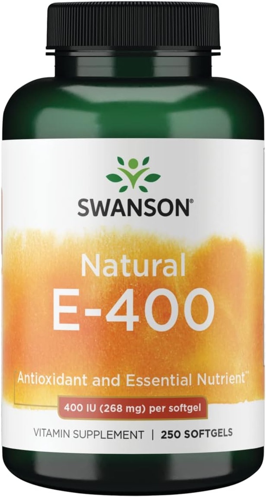 Swanson Natural Vitamin E 400 Iu (268 Milligram) 250 Sgels