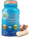 Kadınlar ve Erkekler için Digestive Enzymes ve Prebiyotik ile Probiyotikler - 3in-1 Vegan Probiyotik Prebiyotik Multi Enzyme Kompleksi - Gut Health için Enzyme Kompleksi - Enzim Kapsülleri ve Prebiyotikleri