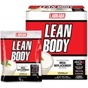 Lean Body MRP All-In-One Vanilla Meal Change Shake, 40g Protein, Whey Mix , 8g Sağlıklı Fats EFA's & Fiber, 22 Vitamin ve Minerals , yapay renk, Gluten Free, (20 Packets)