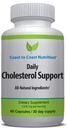 Cholesterol Support Supplement - Support Cardiovascular & Artery Performance, Target Bad LDL Levels & Plaqueuba Buld-Up - Circulation & Blood Flow - 60 Capsules
