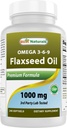En İyi Doğallar Flaxseed Oil 1000 mg 240 Softgels - Omega-3-6-9 Kalp Sağlığı için